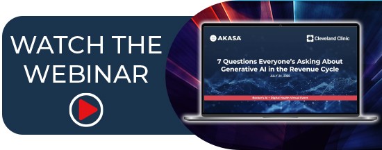 7 Questions Everyone’s Asking About Generative AI in the Revenue Cycle
