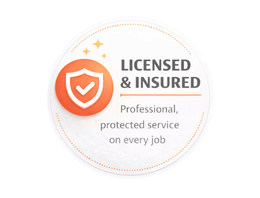 Licensed and insured medical transportation provider seal.