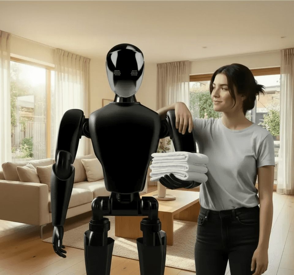 Robo undergoing easy maintenance check