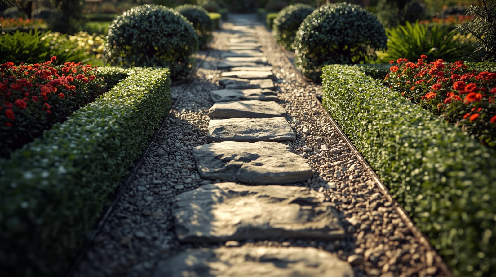 pathways in the garden