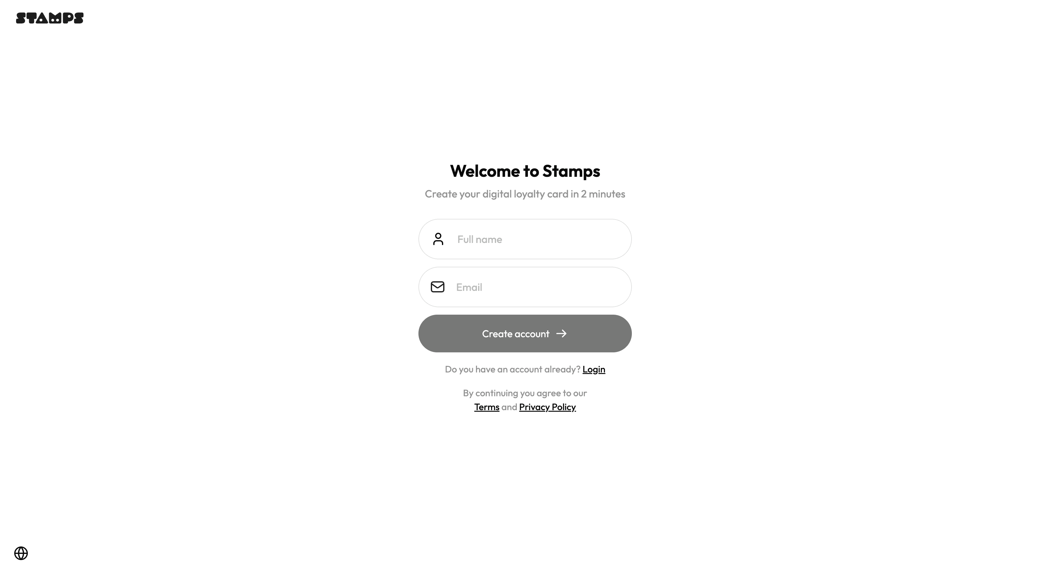 Sign up