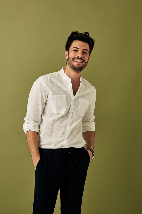 men with long sleeve