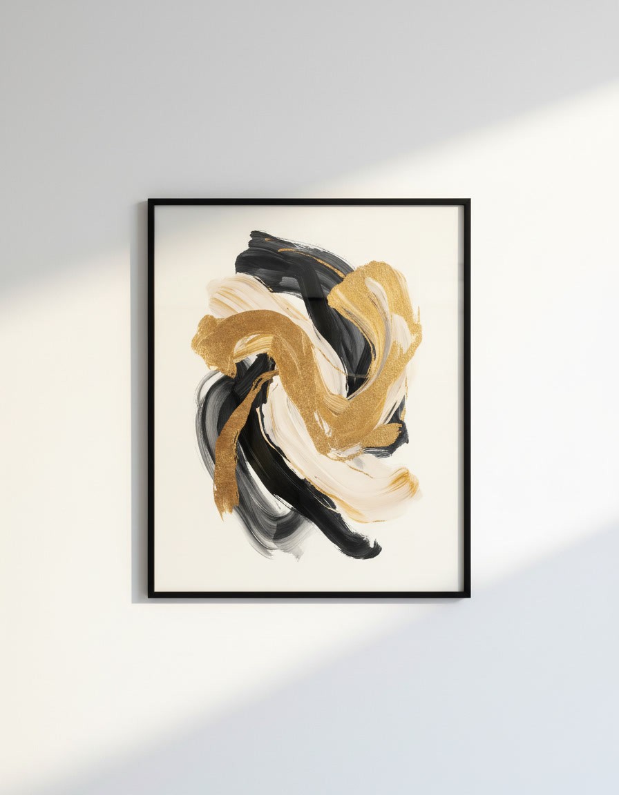 Haning artwork with mutual colors