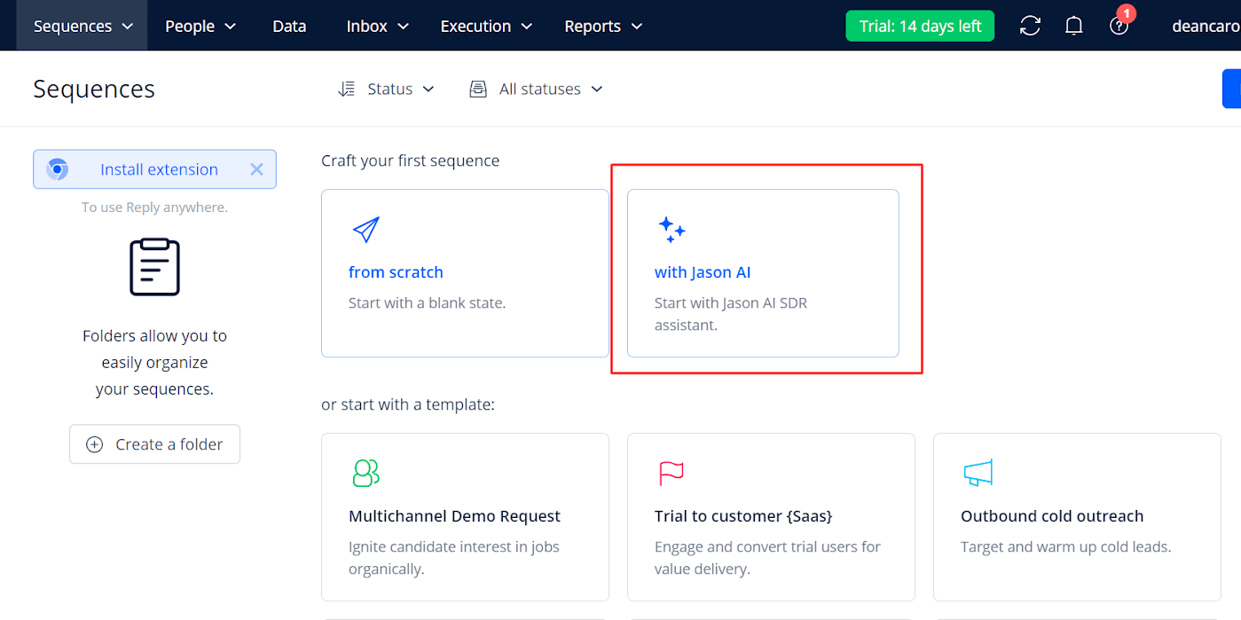 Reply.io AI-Generated Sequences