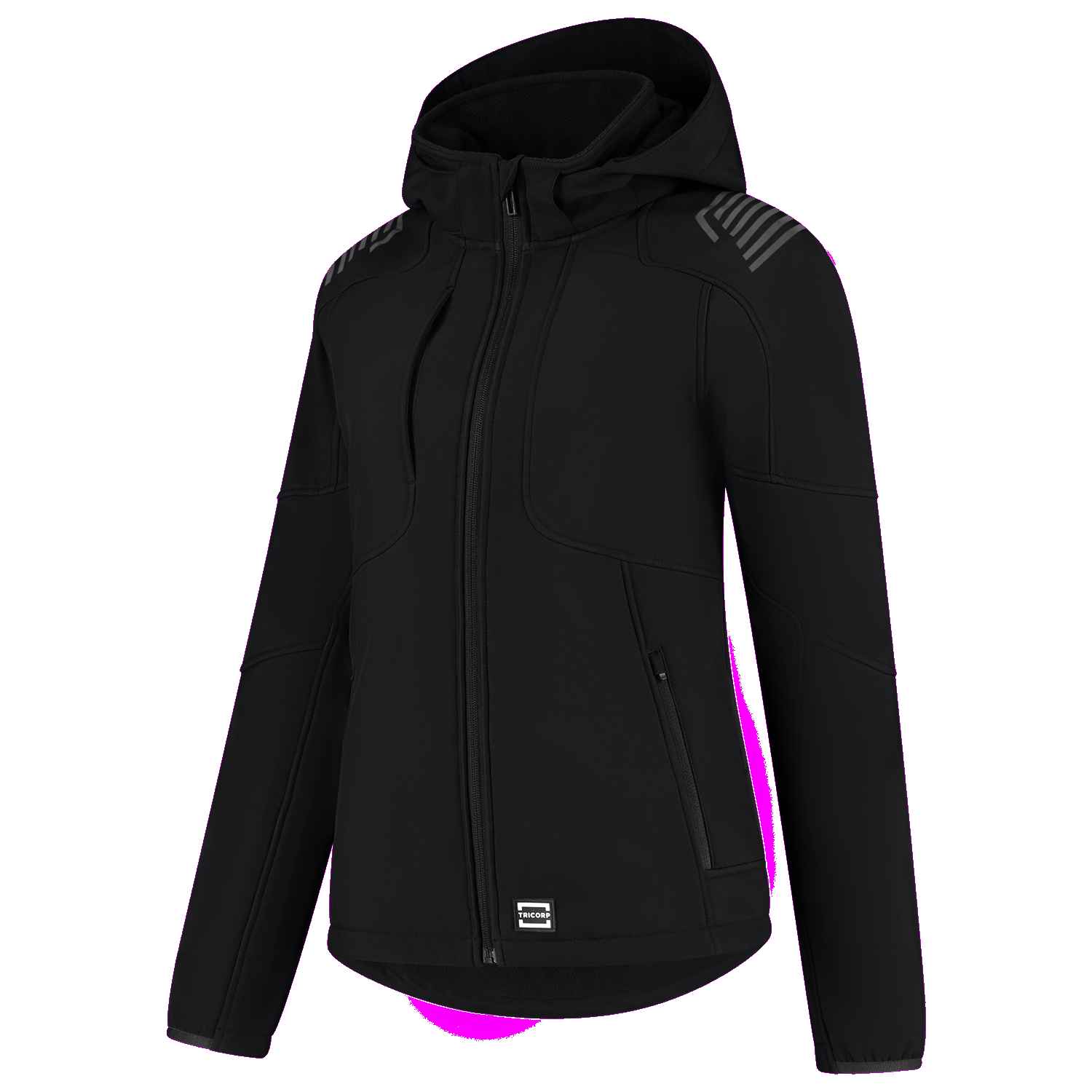 Overall dames Geraardsbergen bij Vanatex — TRICORP Softshell Capuchon Luxe Redefined Dames