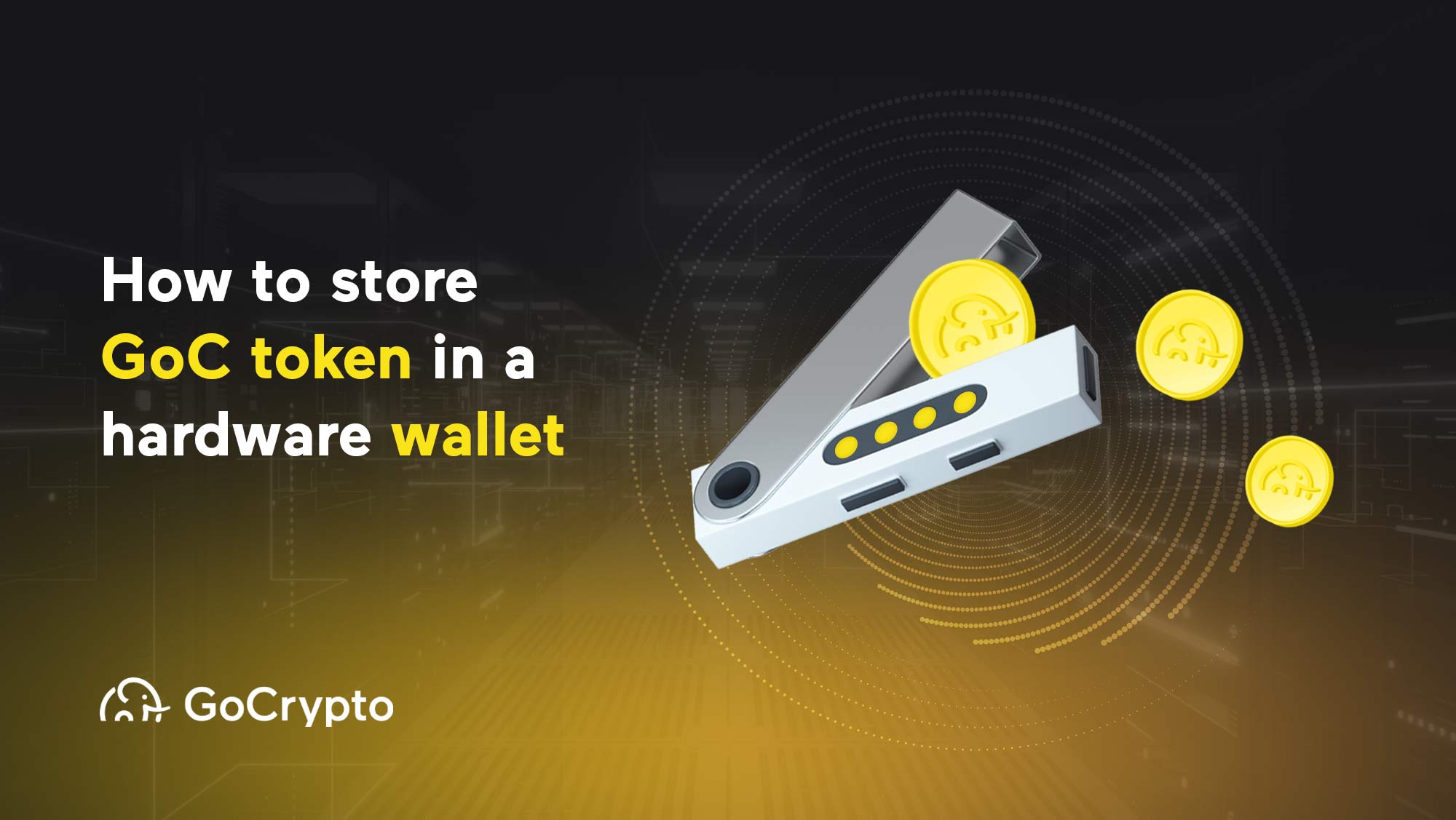 How to Store GoC Token in a Hardware Wallet