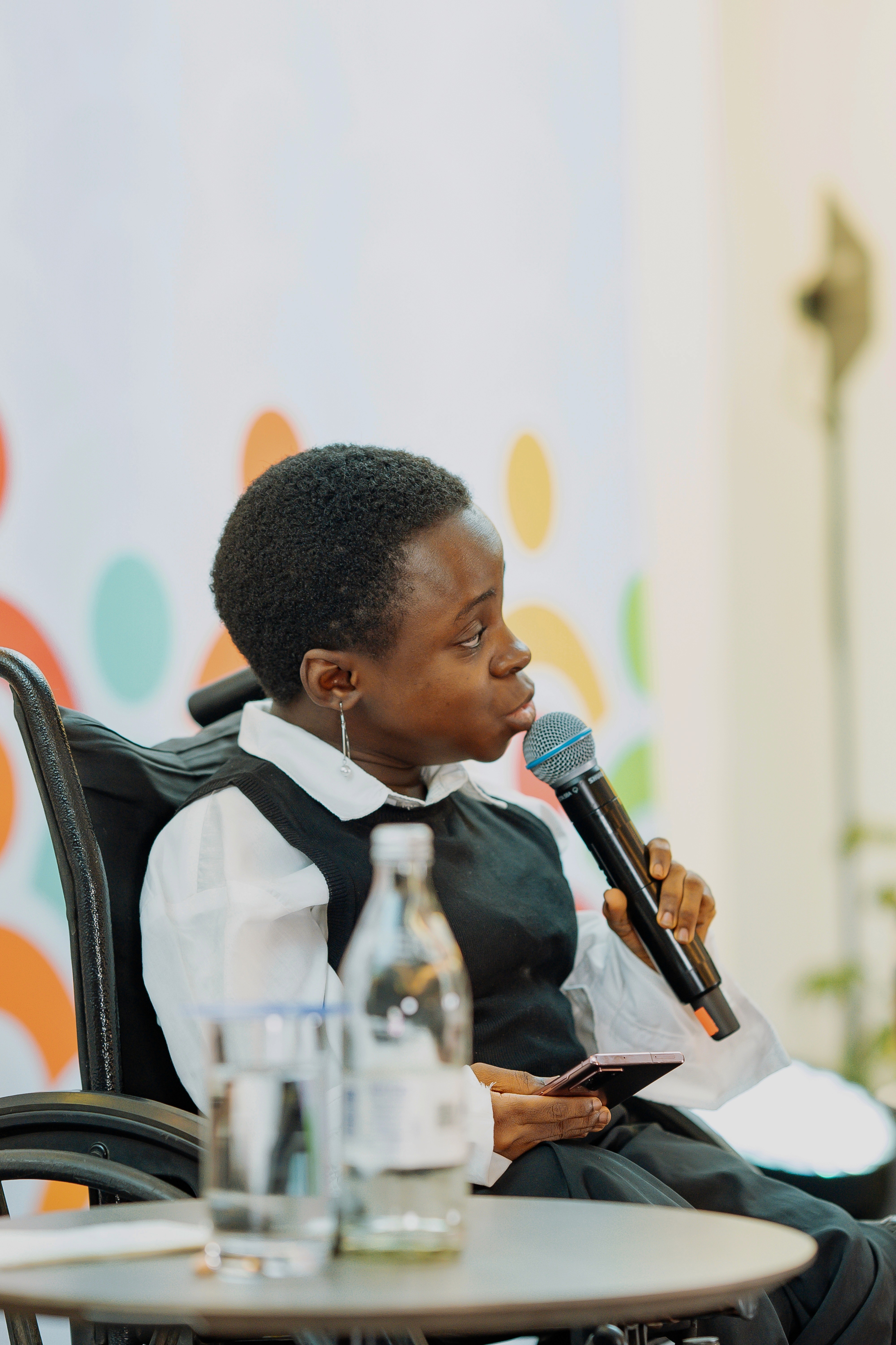 a woman wearing a hat