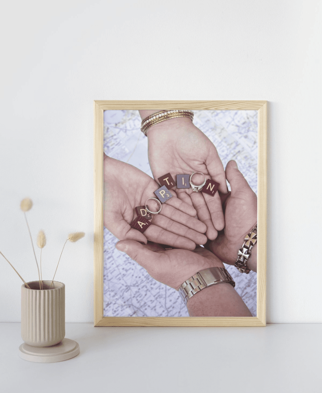 a blurry photo of a person standing in front of a wall