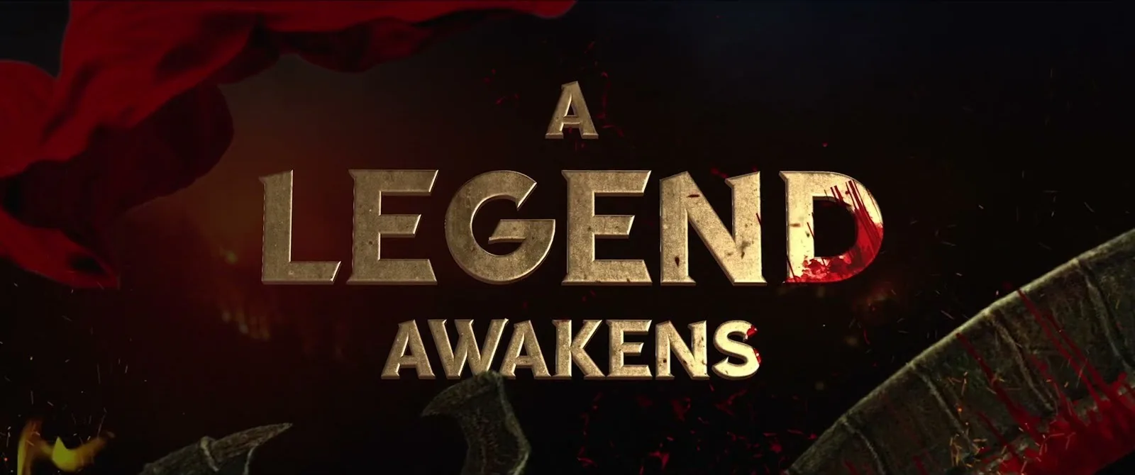 The title card A Legend Awakens