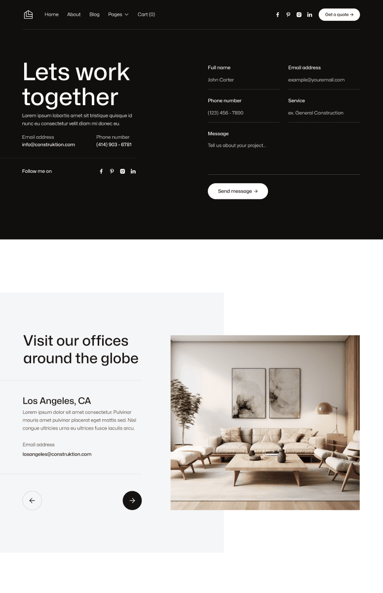 Home V1 - Doctr X Framer Template