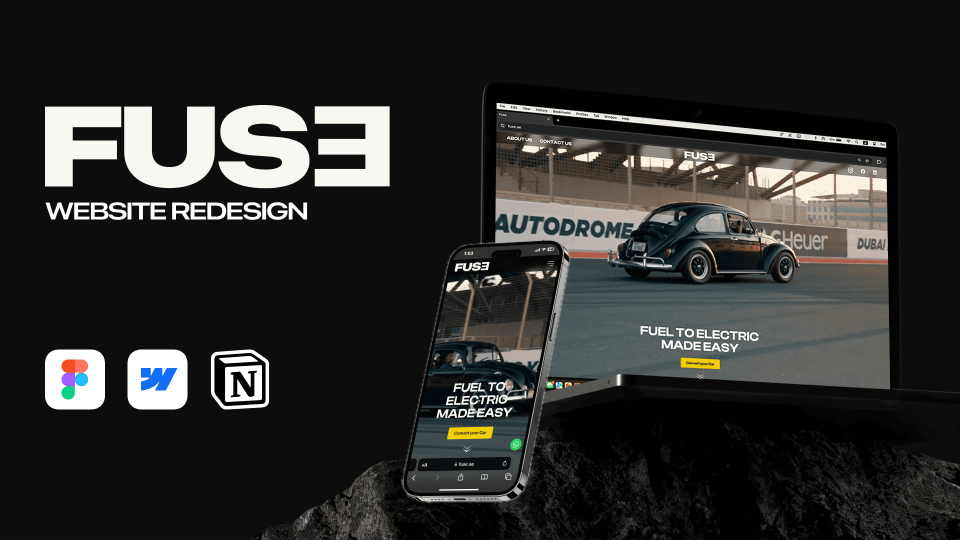 Fuse AE - Website case study.   www.fuse.ae