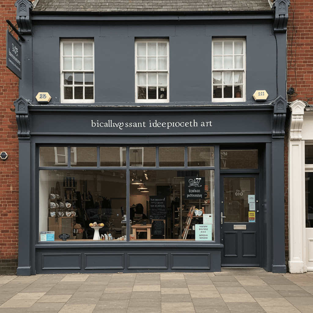 a Shop with fresh paint