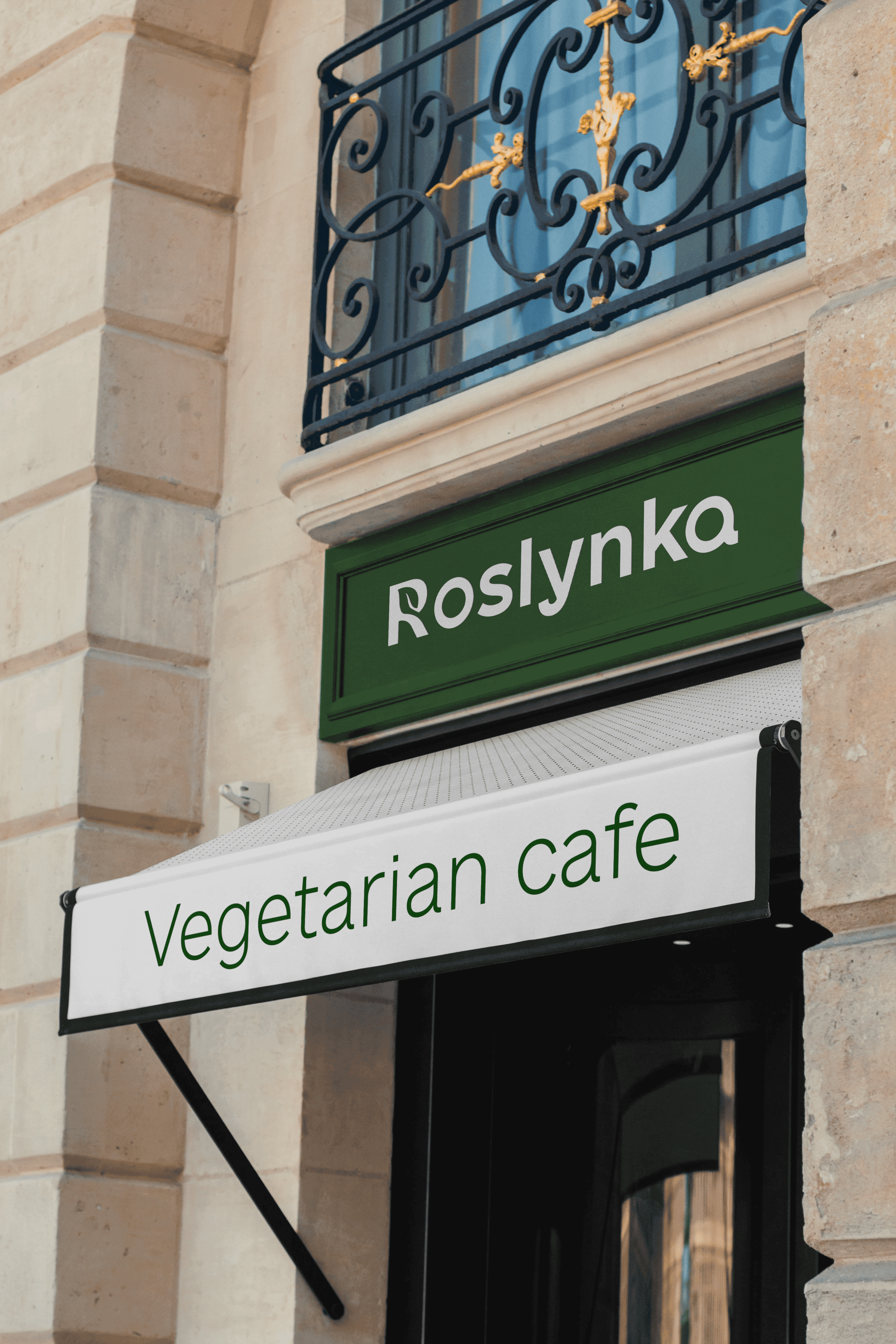 Roslynka cafe - brand identity by Khrystyna Krymchuk