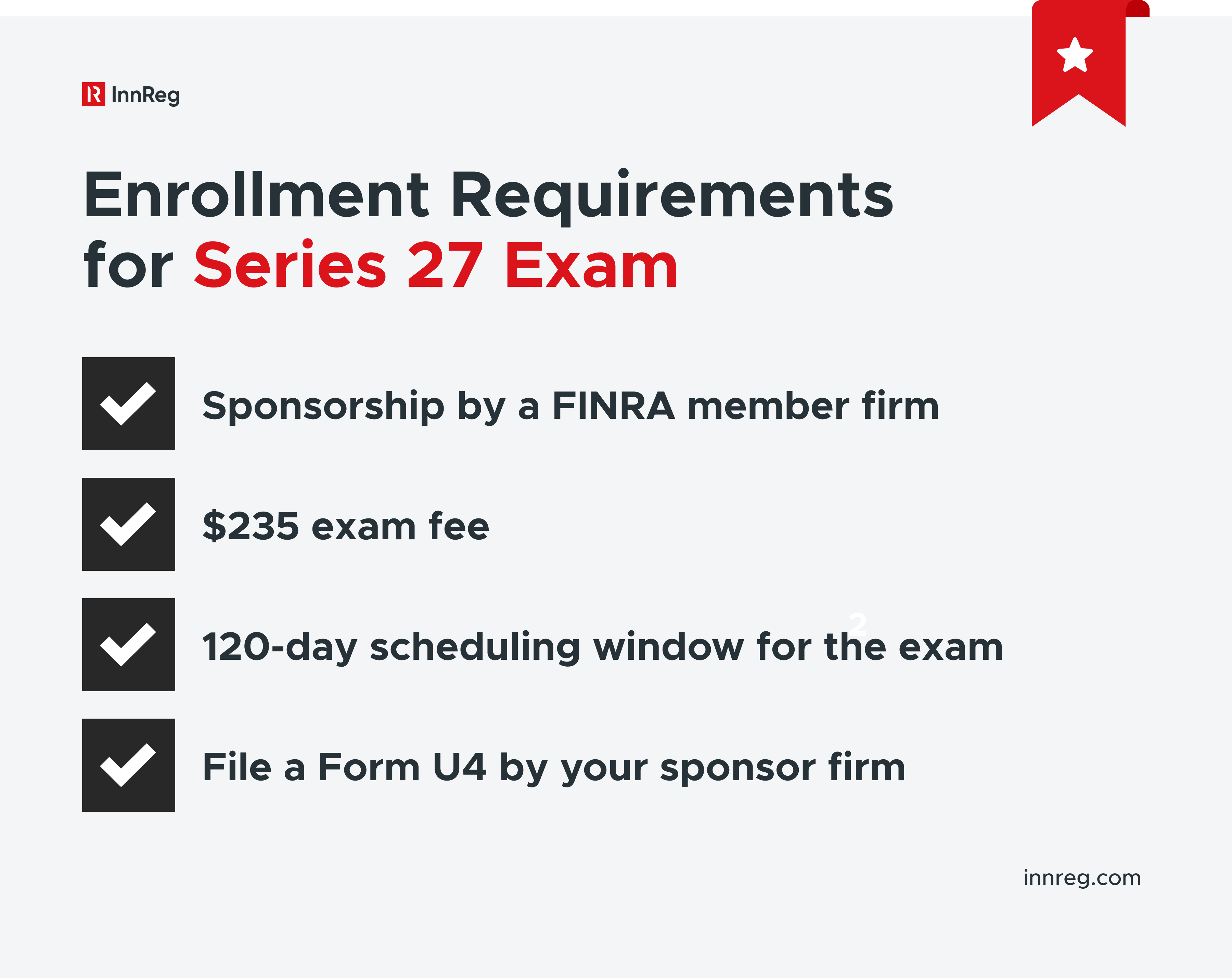 Series 27 Exam Requirements