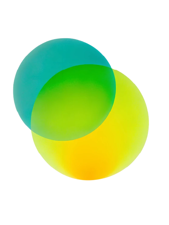 two circles overlapping