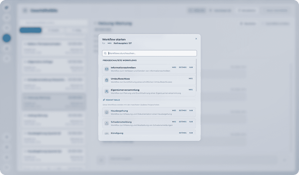 Workflows