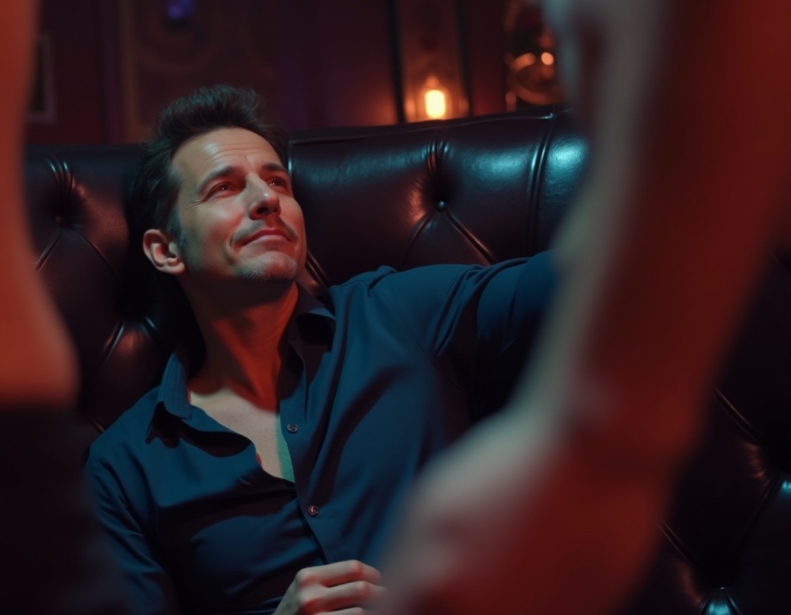 a woman with flowers