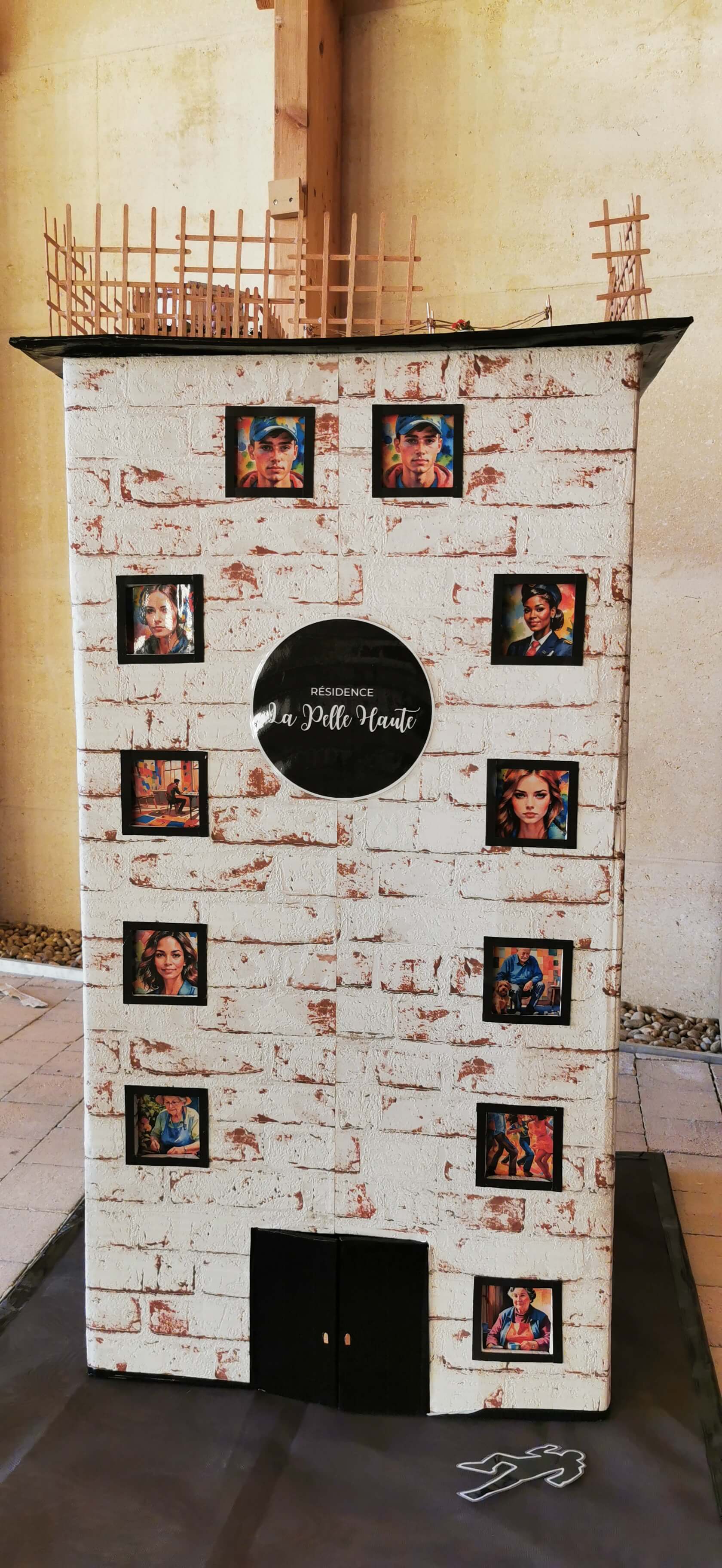 Murder Party : l'immeuble de la Pelle Haute