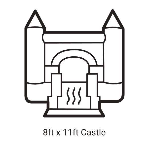 8ft x 11ft castle