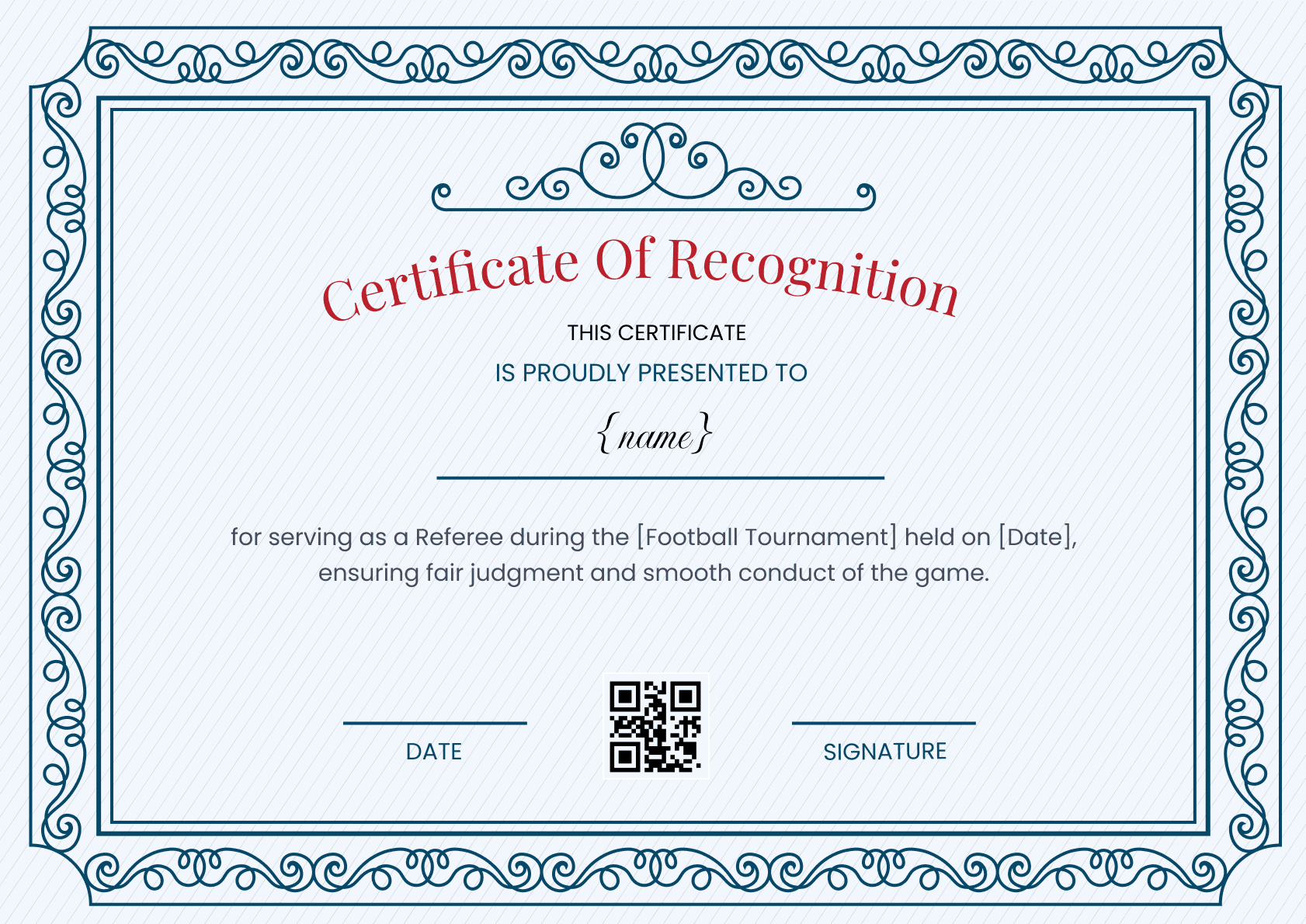 Wauld - Professional and attractive green recognition badge template