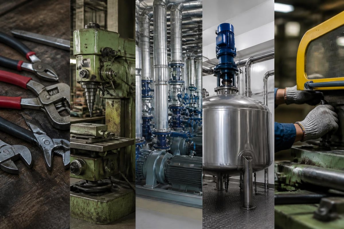 PUWER equipment categories