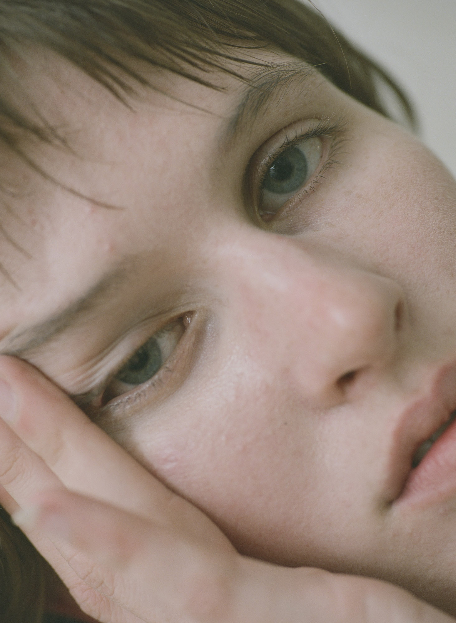 Close-up portrait, Did the Earth Move for You?, photographed by Bennet Perez