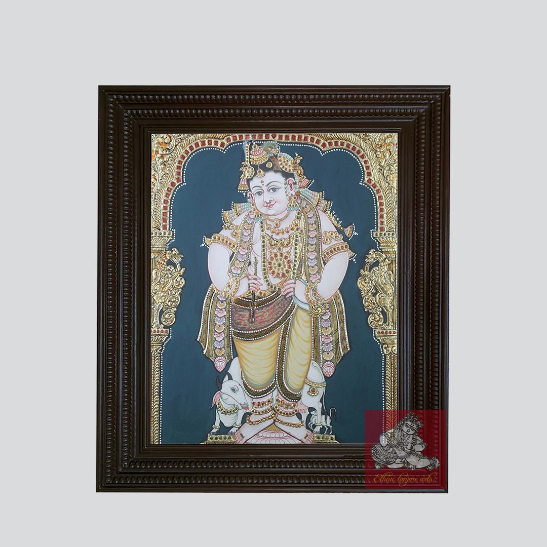 Vithoba Krishna Tanjore Painting
