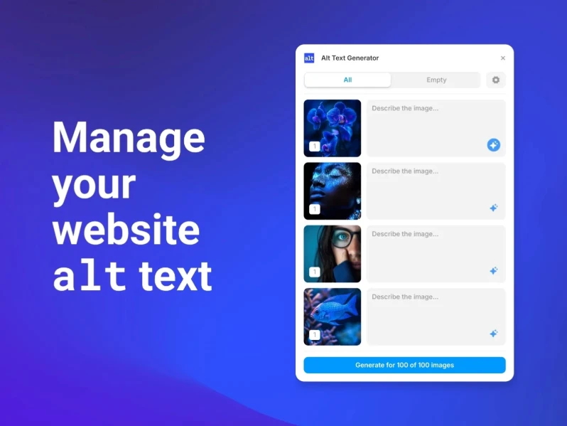 alt text generator framer plugin