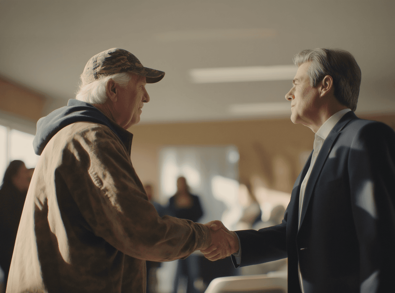 Close-up of advanced aerospace-grade metallic component with industrial lighting.