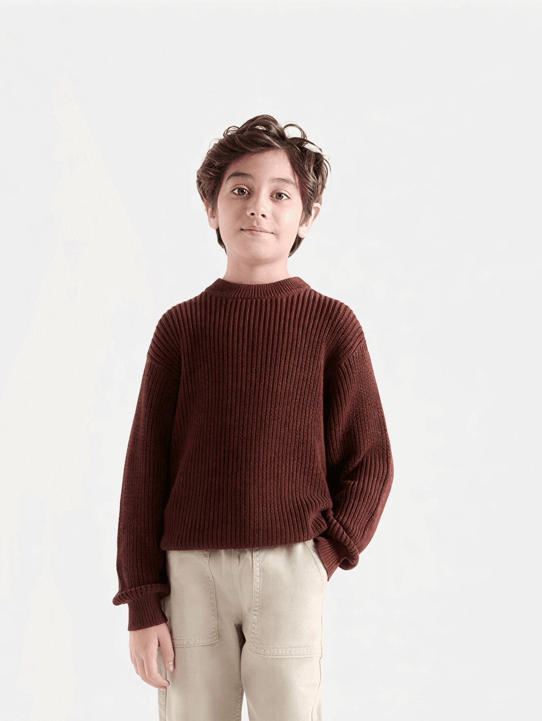 Patterned Knit Sweater