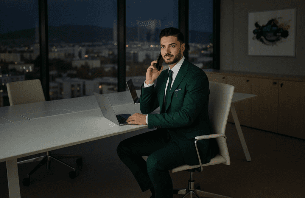 people sitting on chair in front of laptop computers