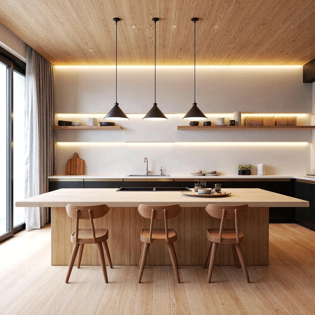 Wooden kitchen