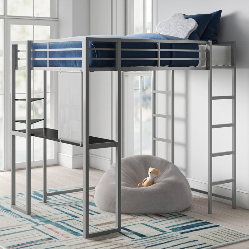 Experience superior quality with the loft bed with bookcase, crafted for durability and style.