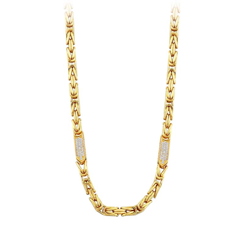 Assos Pırlanta 14 Ayar 60 cm Şık Altın Zincir Kolye