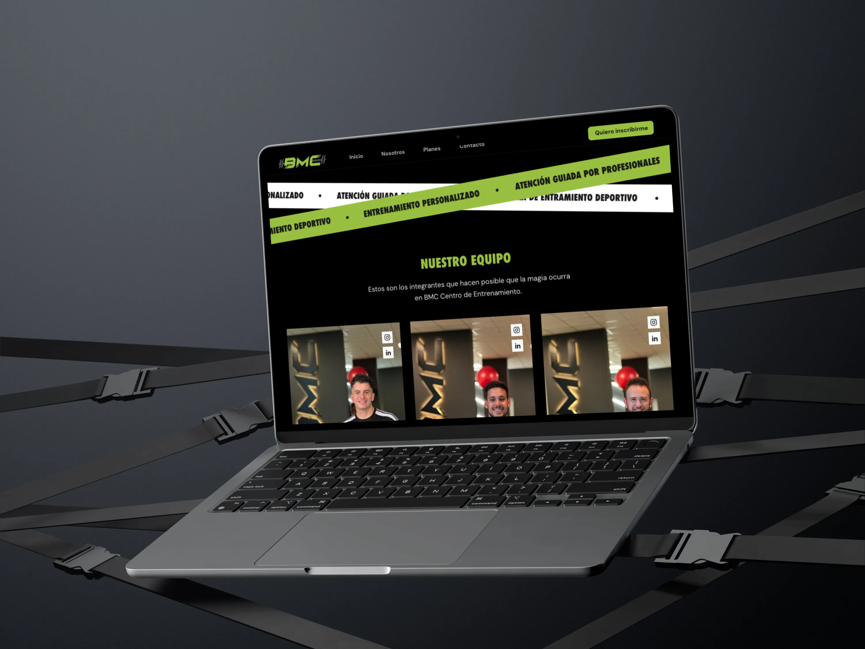 Arvox Studio - Diseño web de BMC Centro de Entrenamiento