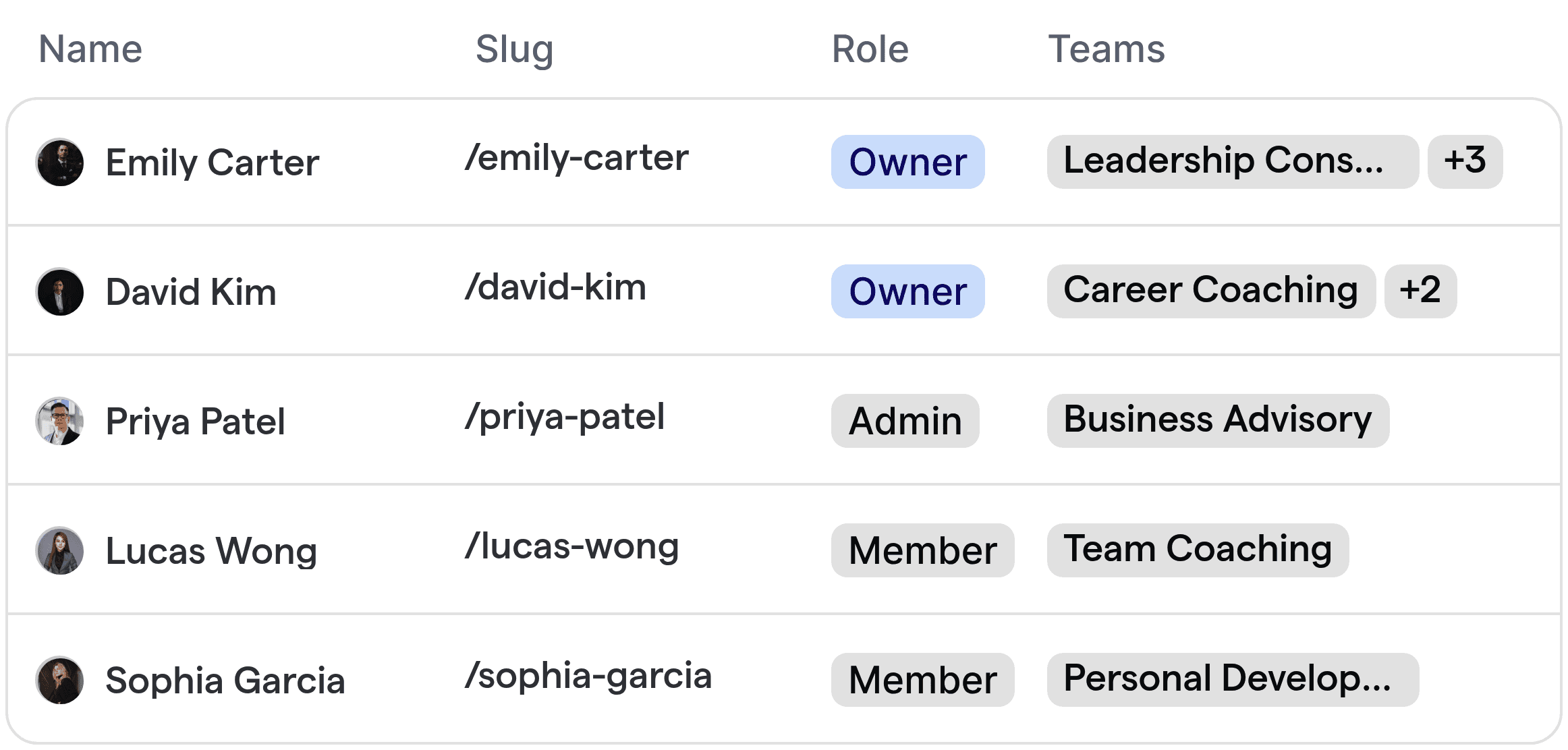 Automated consultant and coach assignment for the consulting and coaching industry.