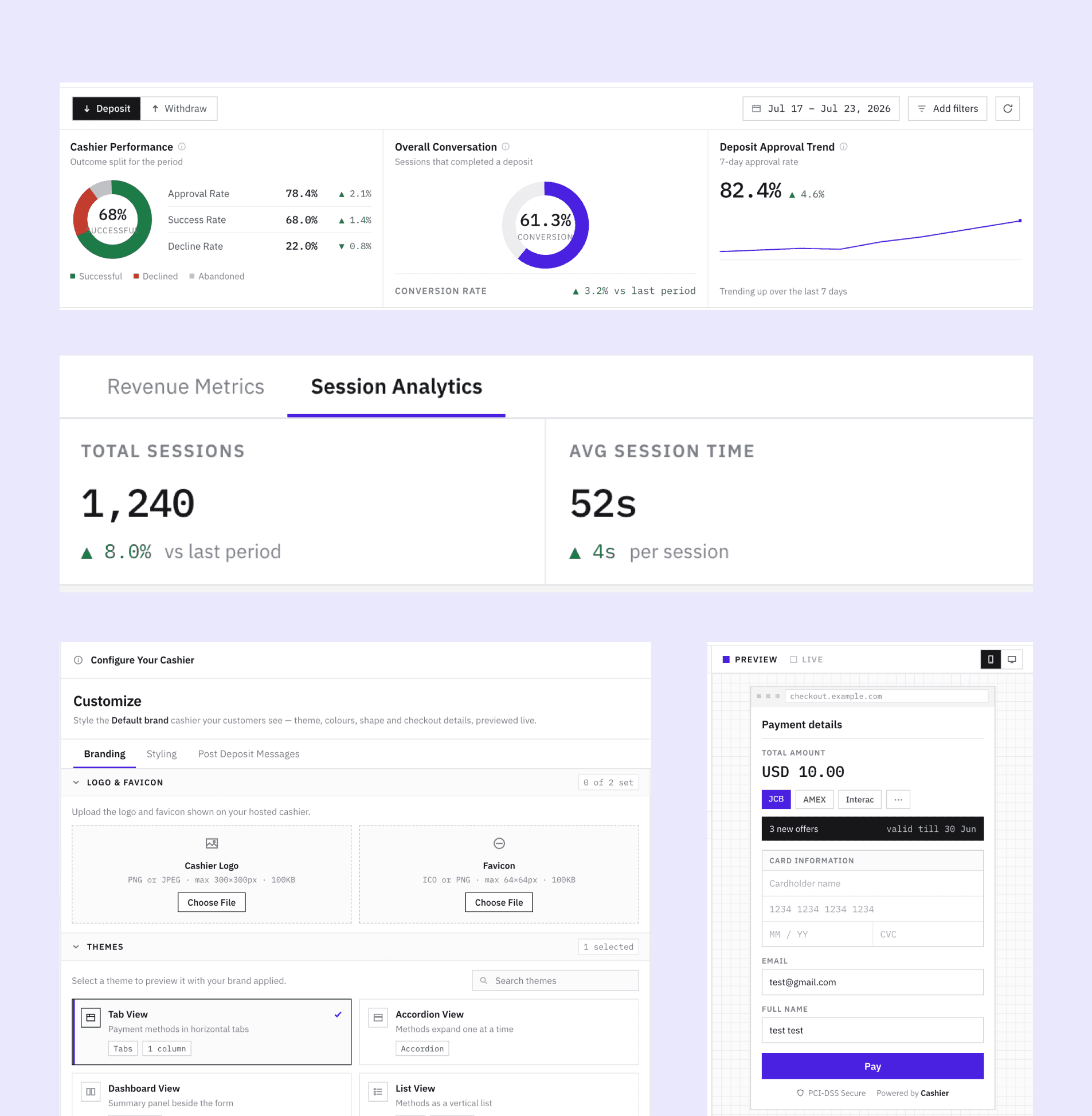 Step-by-step AI content workflow preview inside Verseo