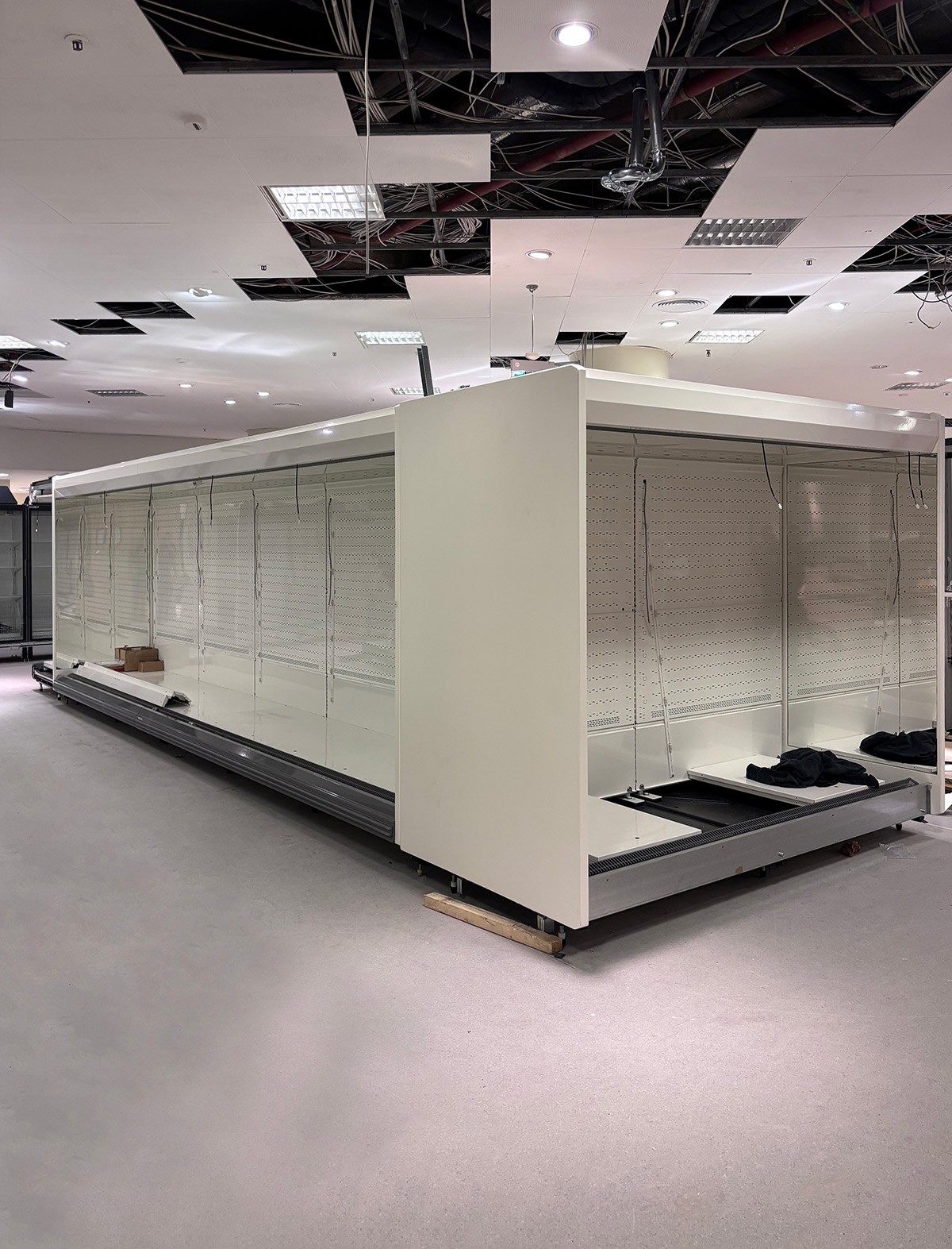 Thumbs up from lab technician for successful chemical delivery