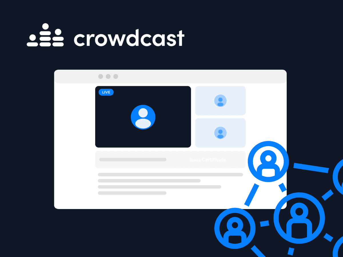 Crowdcast Webinar Certificate