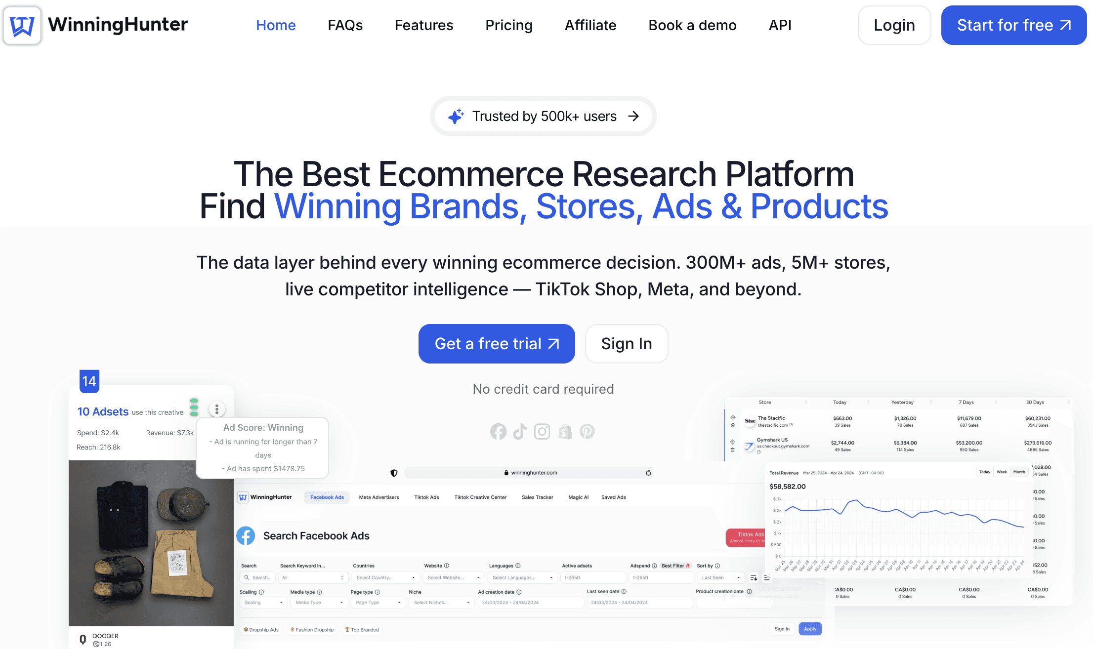 Winninghunter homepage