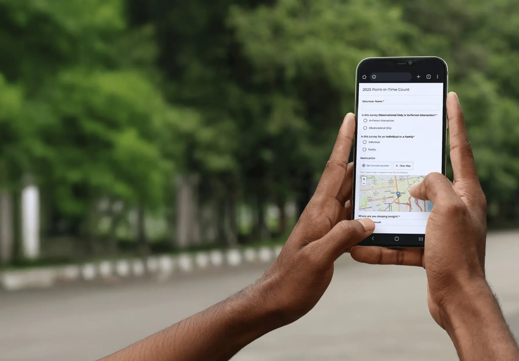 A mockup of Freelio's mobile app