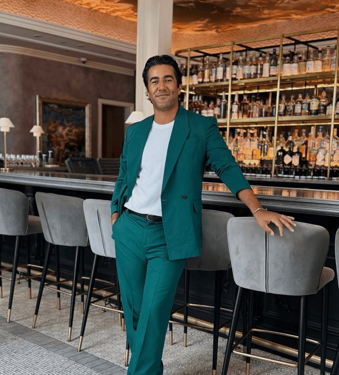 aerial photography of gray and white stone lot