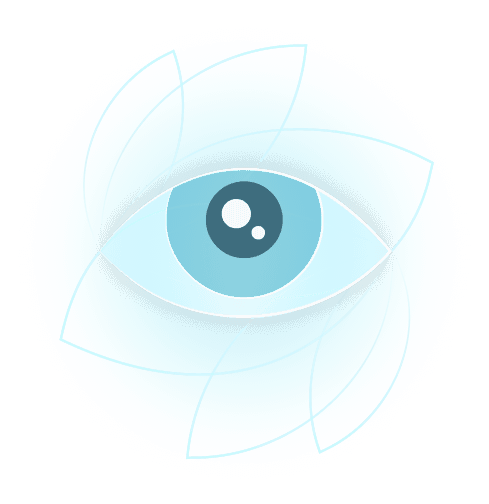 Ilustración de un ojo representando la claridad.