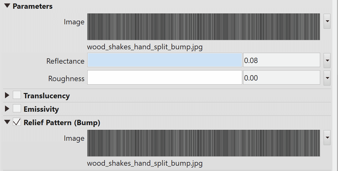 For Image and bump the texture image is stretched in one direction.