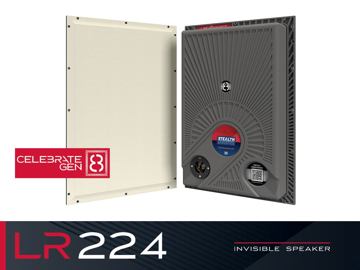 Stealth Acoustics LR224 invisible speaker with panel