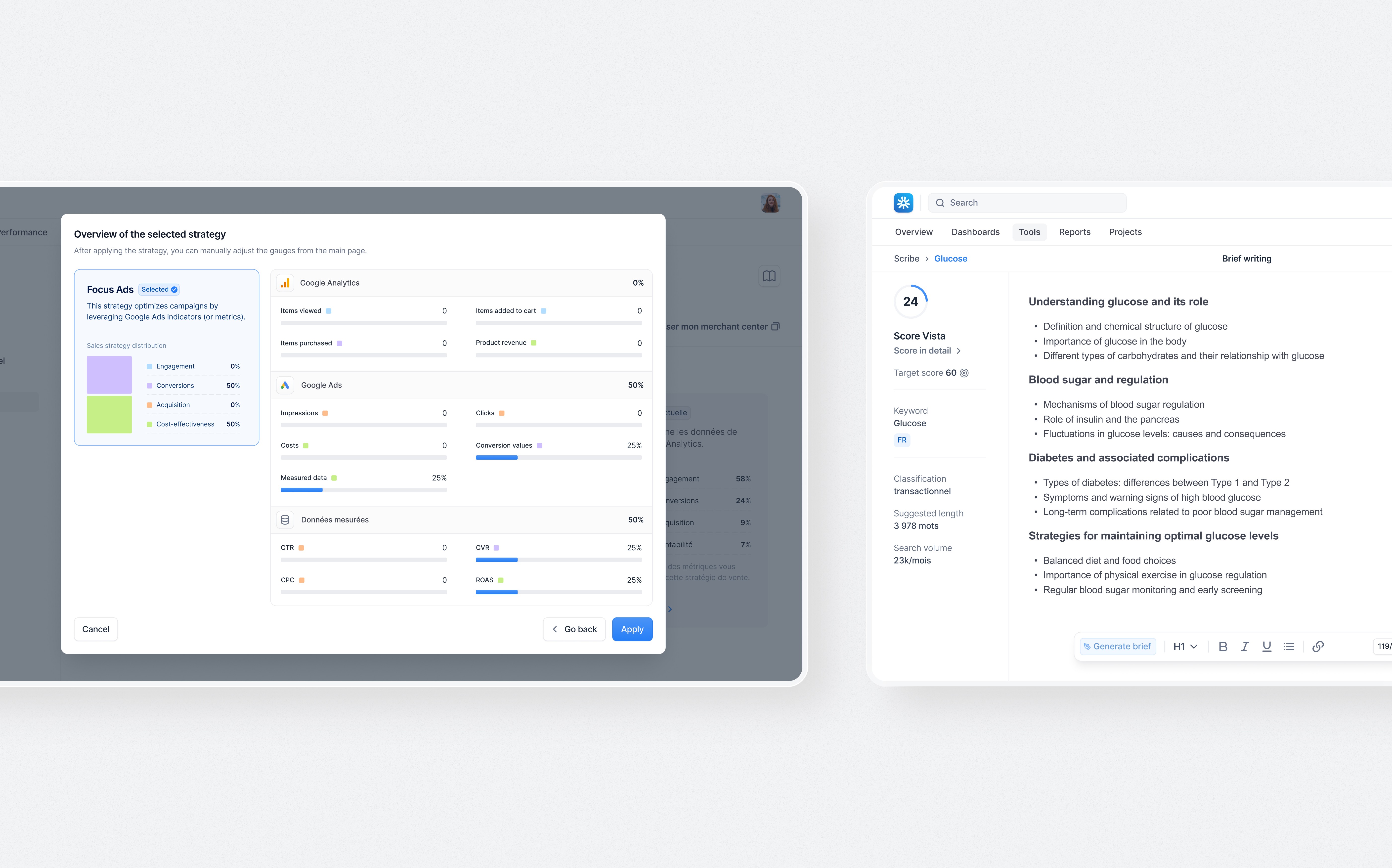 Eskimoz App interface