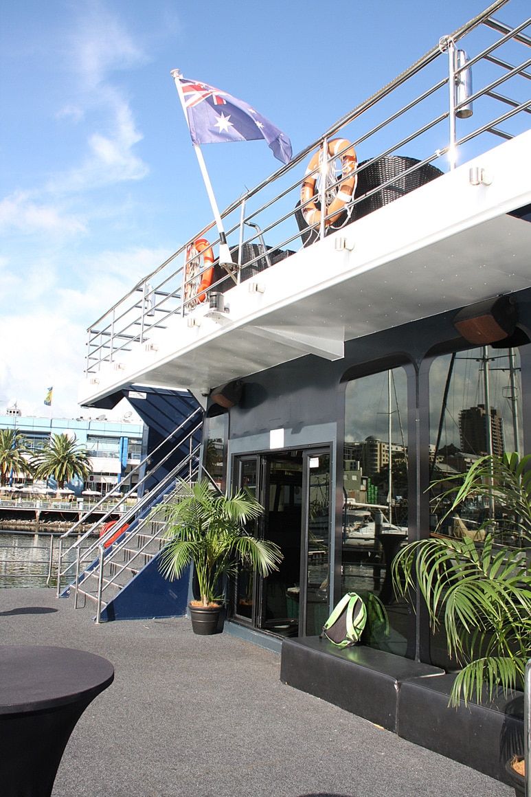 Luxury boats on the water