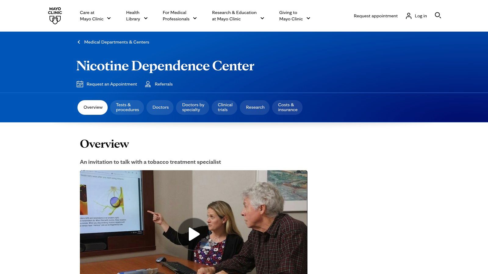 Mayo Clinic Nicotine Dependence Center