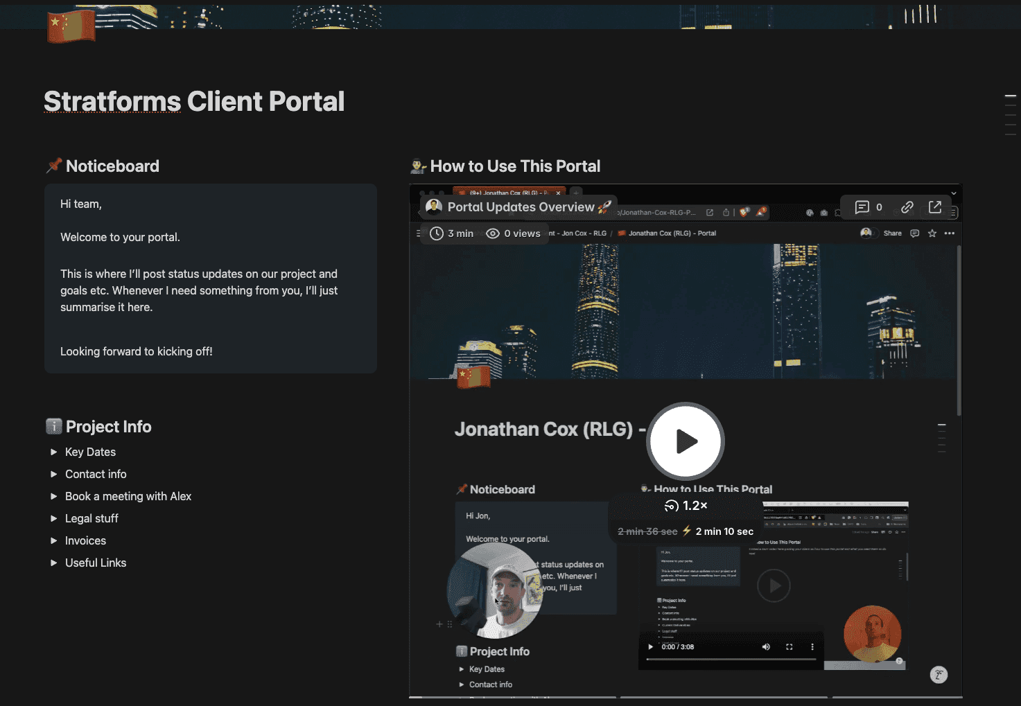 Stratforms client portal | Uptrak