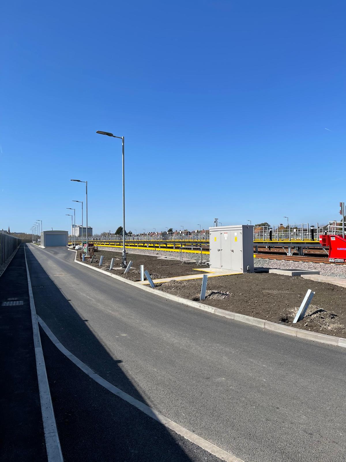 An electrical rail project completed by DPH 